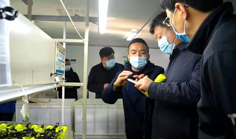龙口市领导到万向娱乐旗下东立公司考察指导工作